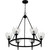 Quoizel Shea Six Light Chandelier in Matte Black - SHA5032MBK