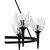 Quoizel Shea Six Light Chandelier in Matte Black - SHA5032MBK