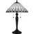 Quoizel Tiffany Two Light Table Lamp in Matte Black - TF6149MBK