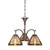 Quoizel Stephen Three Light Chandelier in Vintage Bronze - TFST5103VB