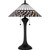 Quoizel Tiffany Two Light Table Lamp in Matte Black - TF6815MBK