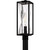 Quoizel Zarah One Light Outdoor Post Lantern in Matte Black - ZAR9007MBK