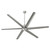Quorum Titus 80"Ceiling Fan in Satin Nickel - 20806-65