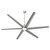 Quorum Titus 80"Ceiling Fan in Satin Nickel - 20806-65