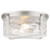 Quorum Steinway Two Light Ceiling Mount in Satin Nickel - 3111-2-65