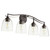 Quorum Jardin Four Light Vanity in Oiled Bronze - 5027-4-286