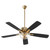 Quorum Ovation 52"Ceiling Fan in Aged Brass - 4525-2280