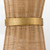 Quorum Fairview Two Light Wall Sconce in Brushed Brass - 5123-47
