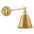 Quorum Bailey One Light Wall Mount in Aged Brass - 5320-1-80