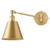 Quorum Bailey One Light Wall Mount in Aged Brass - 5320-1-80