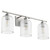 Quorum Tribute Three Light Vanity in Satin Nickel - 5374-3-65