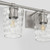 Quorum Goodwin Three Light Vanity in Satin Nickel - 5204-3-65