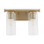 Quorum Mercier Two Light Vanity in Aged Brass - 541-2-80 Quorum Mercier Two Light Vanity in Aged Brass - 541-2-80