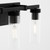 Quorum Kilbey Three Light Vanity in Matte Black - 533-3-59
