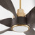 Quorum Kimbo 60" Patio Fan in Aged Brass - 55606-80