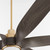 Quorum Kimbo 60" Patio Fan in Aged Brass - 55606-80