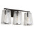 Quorum Prestige Three Light Vanity in Matte Black - 5575-3-59