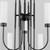 Quorum Jerome Nine Light Chandelier in Matte Black - 6024-9-59