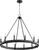Quorum Aura 12 Light Chandelier in Textured Black - 611-12-69