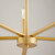 Quorum Tempo Six Light Chandelier in Aged Brass - 6210-5-80
