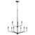 Quorum Harmony Nine Light Chandelier in Matte Black - 657-9-59