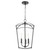 Quorum Mantle Three Light Entry in Matte Black - 6812-3-59