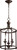 Quorum Rossington Three Light Entry Pendant in Oiled Bronze - 6822-3-86