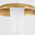 Quorum Mallory One Light Pendant in Aged Brass - 8227-16-80