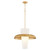 Quorum Mallory One Light Pendant in Aged Brass - 8227-16-80