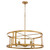 Quorum Colburn Five Light Pendant in Brushed Brss - 8231-5-47