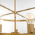 Quorum Colburn Five Light Pendant in Brushed Brss - 8231-5-47
