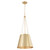 Quorum Denise One Light Pendant in Aged Brass - 862-1-80