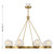 Savoy House Darien Eight Light Chandelier in Warm Brass - 1-1015-8-322