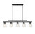 Savoy House Calhoun Five Light Linear Chandelier in Matte Black - 1-1023-5-89