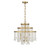 Savoy House Luna Four Light Chandelier in Warm Brass - 1-1866-4-322 Savoy House Luna Four Light Chandelier in Warm Brass - 1-1866-4-322