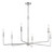 Savoy House Salerno Six Light Chandelier in Polished Nickel - 1-2221-6-109