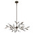 Savoy House Malinda Six Light Chandelier in Bark - 1-2168-6-105 Savoy House Malinda Six Light Chandelier in Bark - 1-2168-6-105