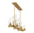 Savoy House Carina 13 Light Linear Chandelier in Warm Brass - 1-2636-13-322