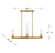 Savoy House Carina Five Light Chandelier in Warm Brass - 1-2634-5-322