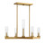 Savoy House Carina Five Light Chandelier in Warm Brass - 1-2634-5-322
