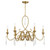 Savoy House Fairchild Six Light Chandelier in Warm Brass - 1-2700-6-322