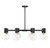 Savoy House Wright Eight Light Chandelier in Matte Black - 1-3074-8-89