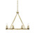 Savoy House Middleton Eight Light Chandelier in Warm Brass - 1-308-8-322
