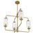 Savoy House Holton Four Light Chandelier in Warm Brass - 1-3025-4-322 Savoy House Holton Four Light Chandelier in Warm Brass - 1-3025-4-322