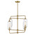 Savoy House Holton Four Light Chandelier in Warm Brass - 1-3025-4-322 Savoy House Holton Four Light Chandelier in Warm Brass - 1-3025-4-322