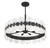 Savoy House Boca Six Light Chandelier in Matte Black - 1-3720-6-89