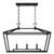 Savoy House Townsend Three Light Linear Chandelier in Matte Black - 1-423-3-89