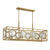 Savoy House Balfour Eight Light Linear Chandelier in Warm Brass - 1-5066-8-322