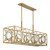 Savoy House Balfour Eight Light Linear Chandelier in Warm Brass - 1-5066-8-322