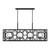 Savoy House Balfour Eight Light Linear Chandelier in Matte Black - 1-5066-8-89